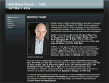 Tablet Screenshot of matthewfosteronline.com